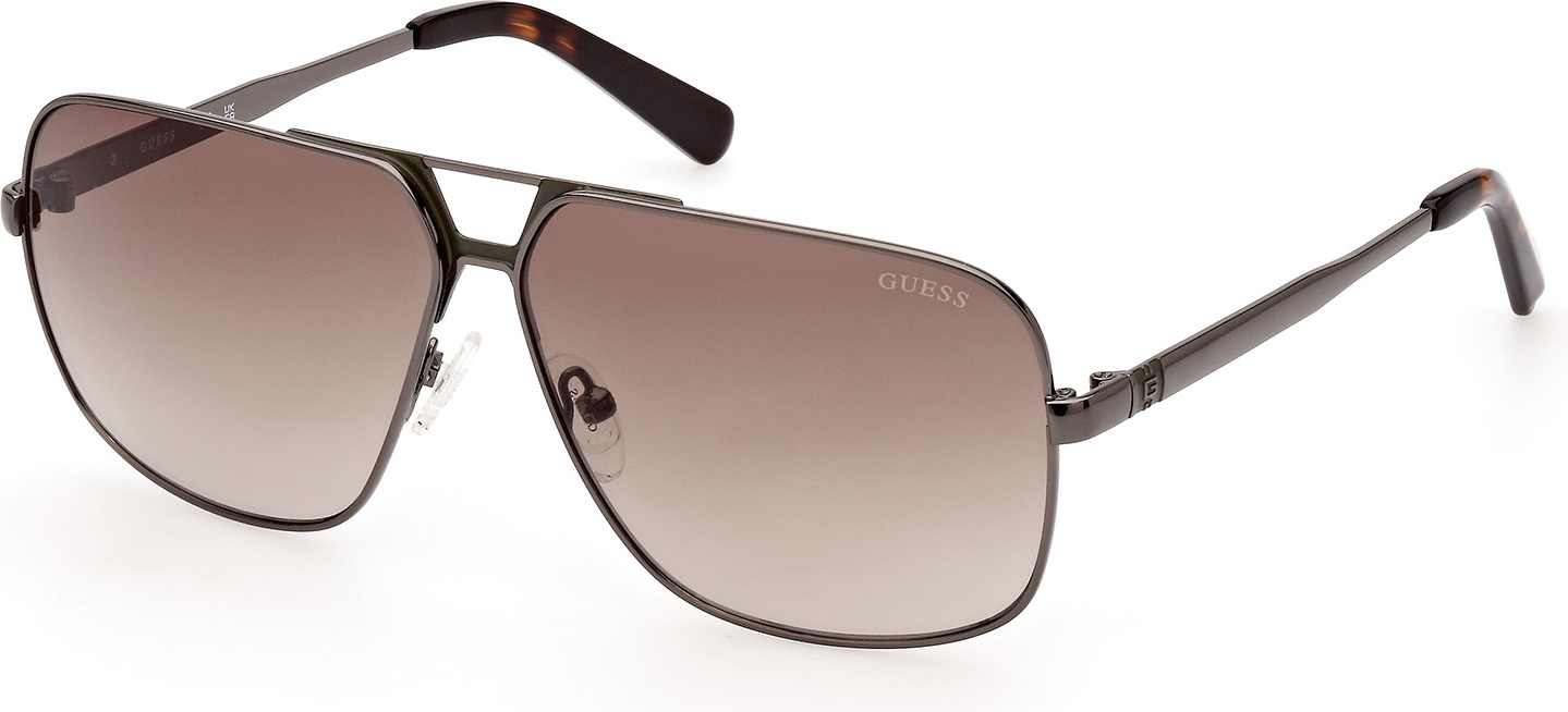Color_08F - shiny gunmetal / gradient brown