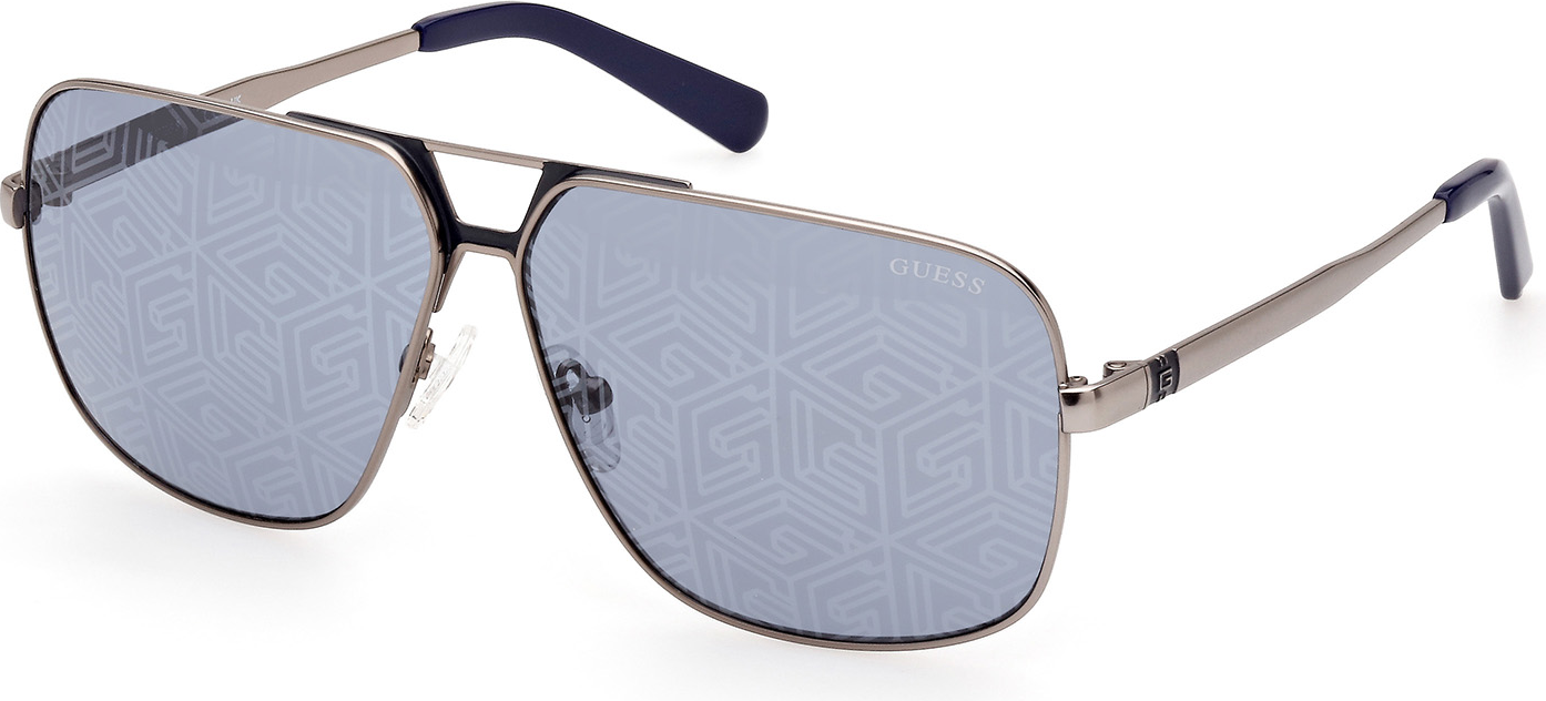 Color_09V - matte gunmetal / blue
