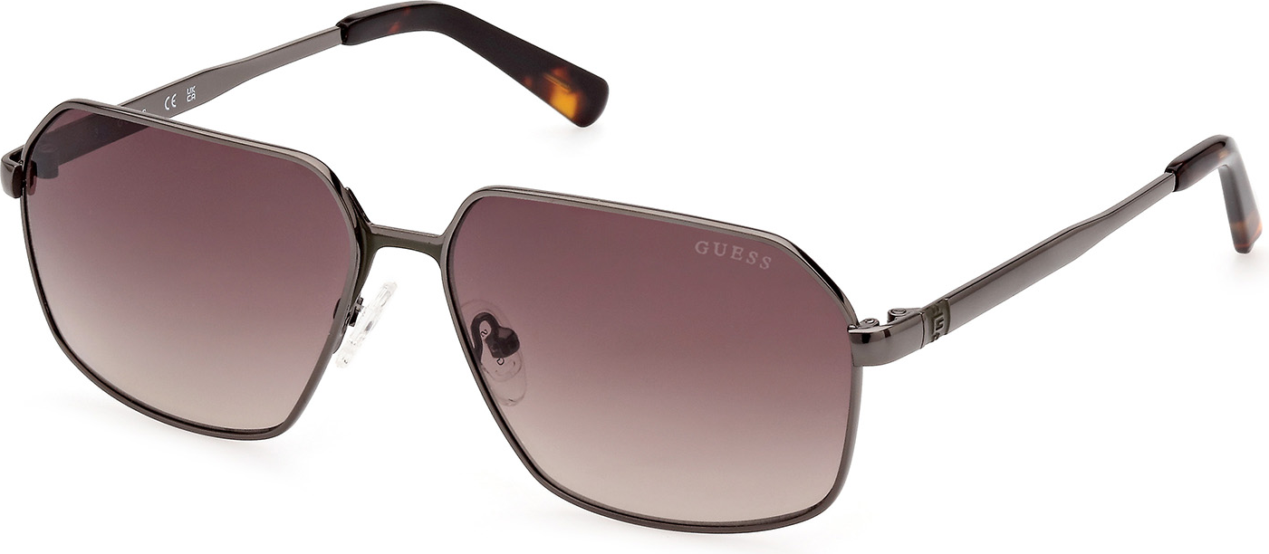 Color_08F - shiny gunmetal / gradient brown