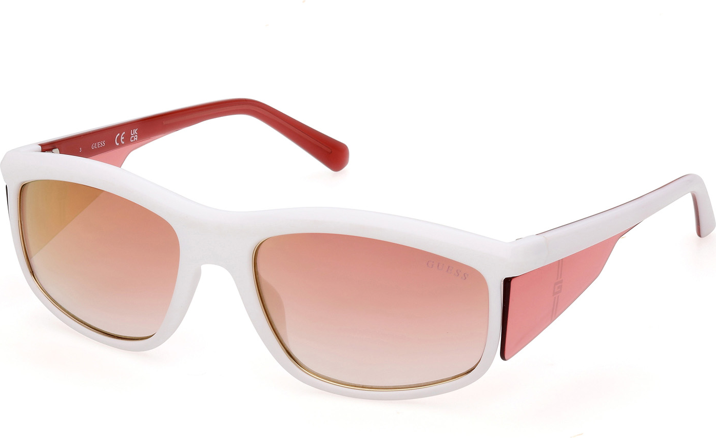 Color_21U - white / bordeaux mirror