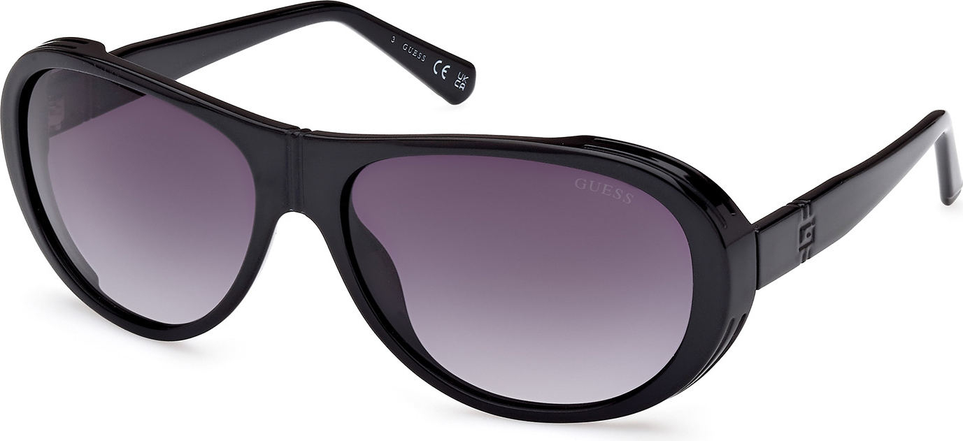 Color_01B - shiny black / gradient smoke