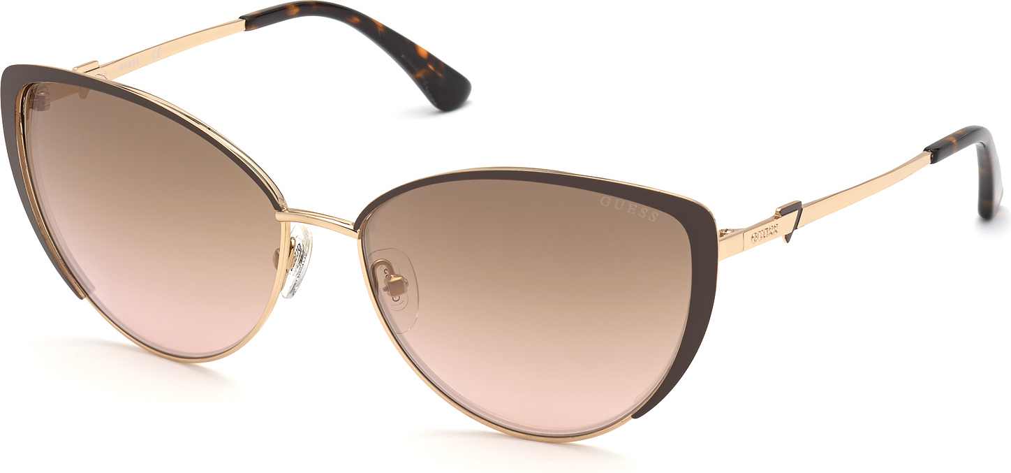 Color_48G - shiny dark brown / brown mirror