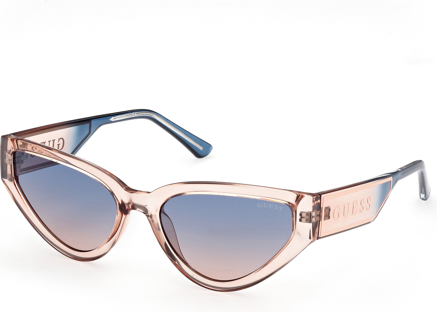 Color_57W - shiny beige / gradient blue