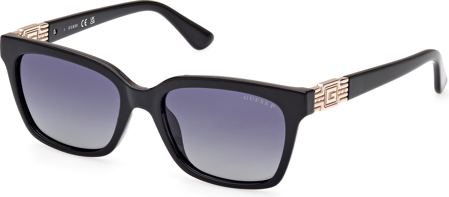 Color_01D - shiny black / smoke polarized
