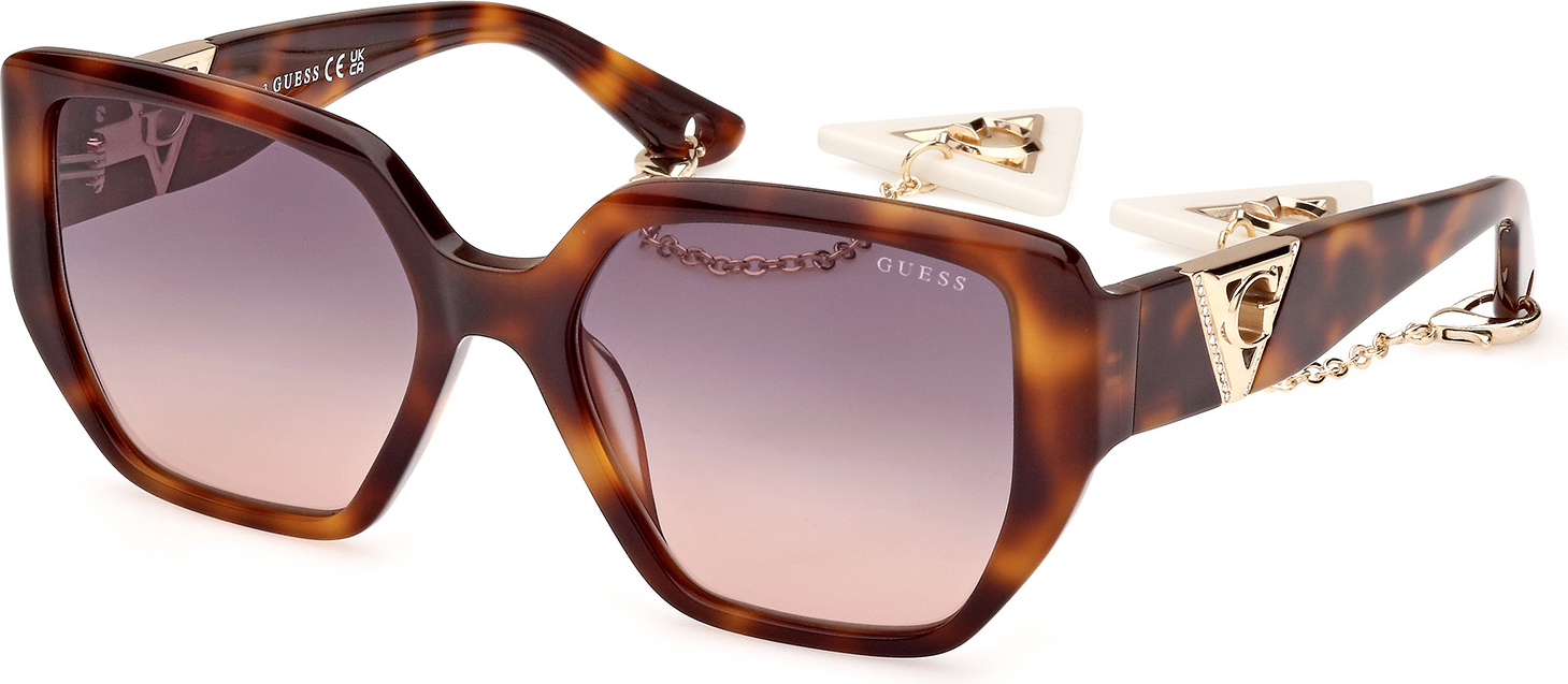 Color_52B - dark havana / gradient smoke