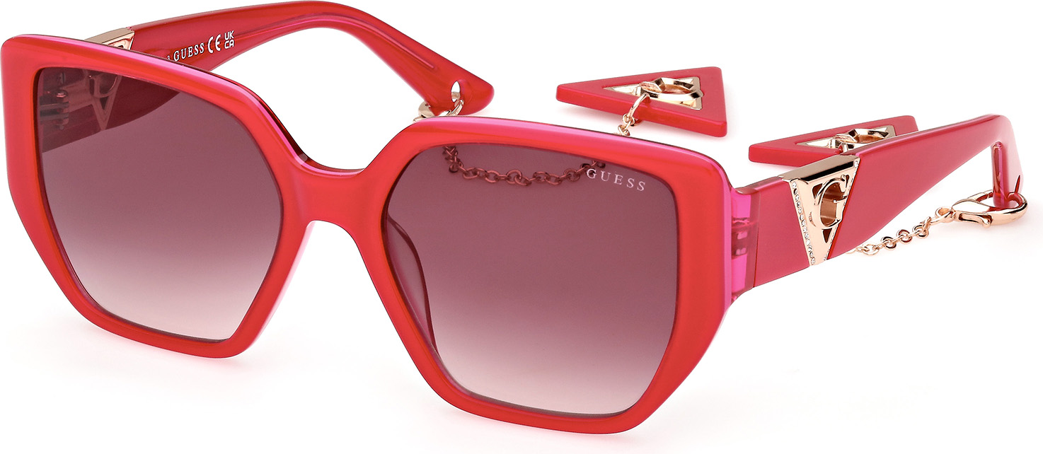 Color_72T - shiny pink / gradient bordeaux