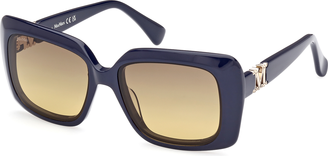 Color_90F - shiny blue / gradient brown