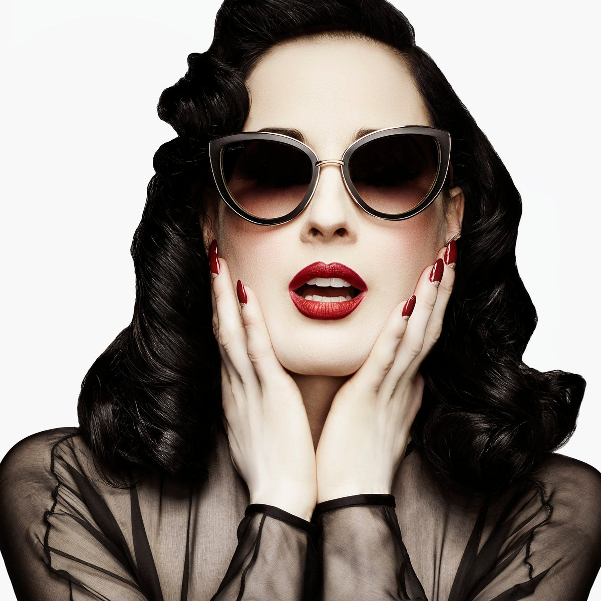AUTHENTIC DITA VON TESSE WOMEN’S  SUNGLASSES DITA Dita Von Teese DTS- 522 02 main image 2