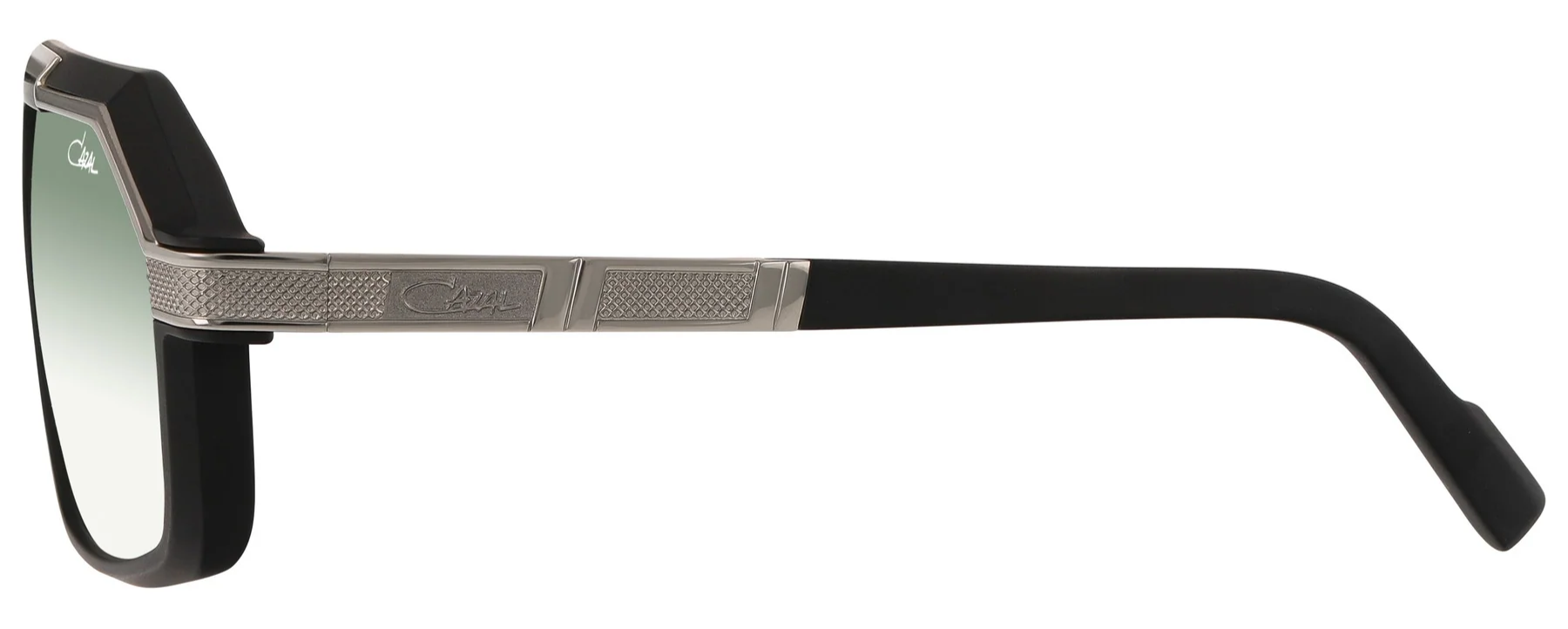 Color_003 Black - silver mat / Green gradient