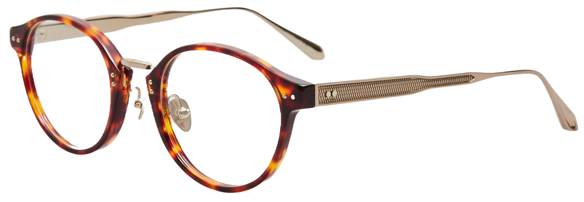 Color_LFL1535C5OPT - Marco Oval Optical Frame in Dark T-Shell - Light Gold