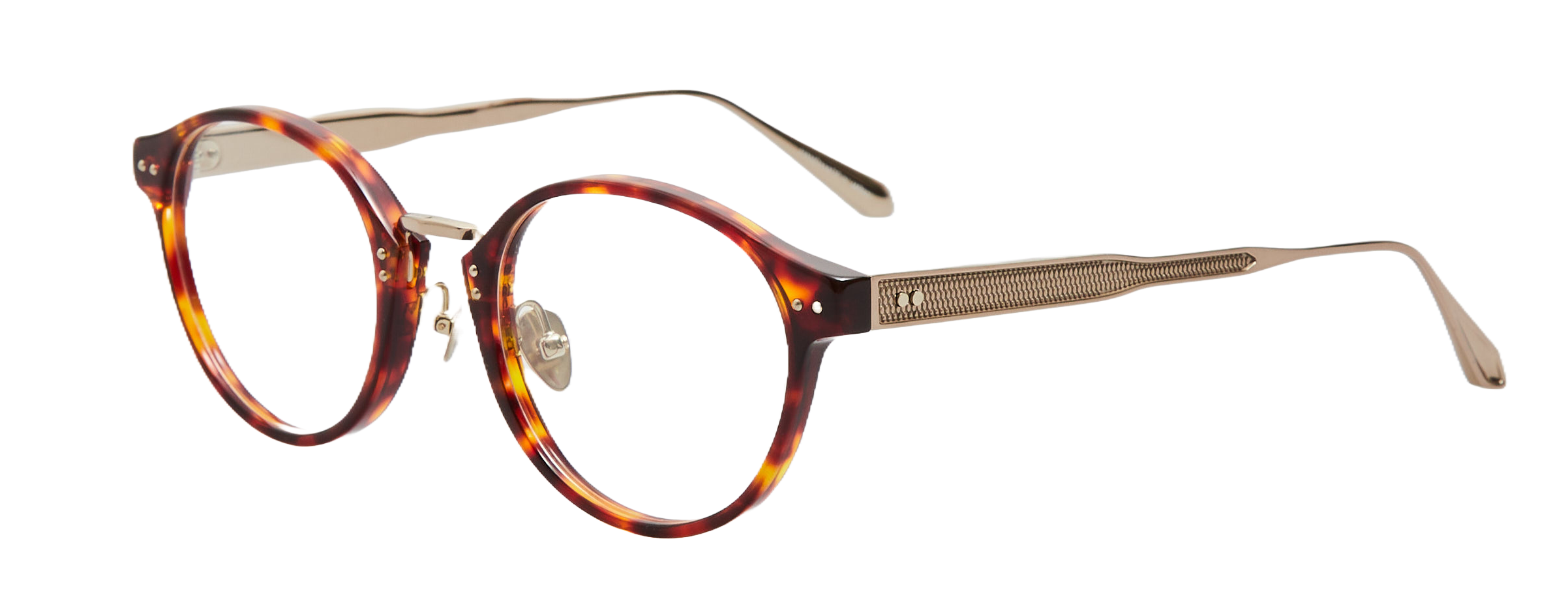Color_LFL1535C5OPT - Marco Oval Optical Frame in Dark T-Shell - Light Gold