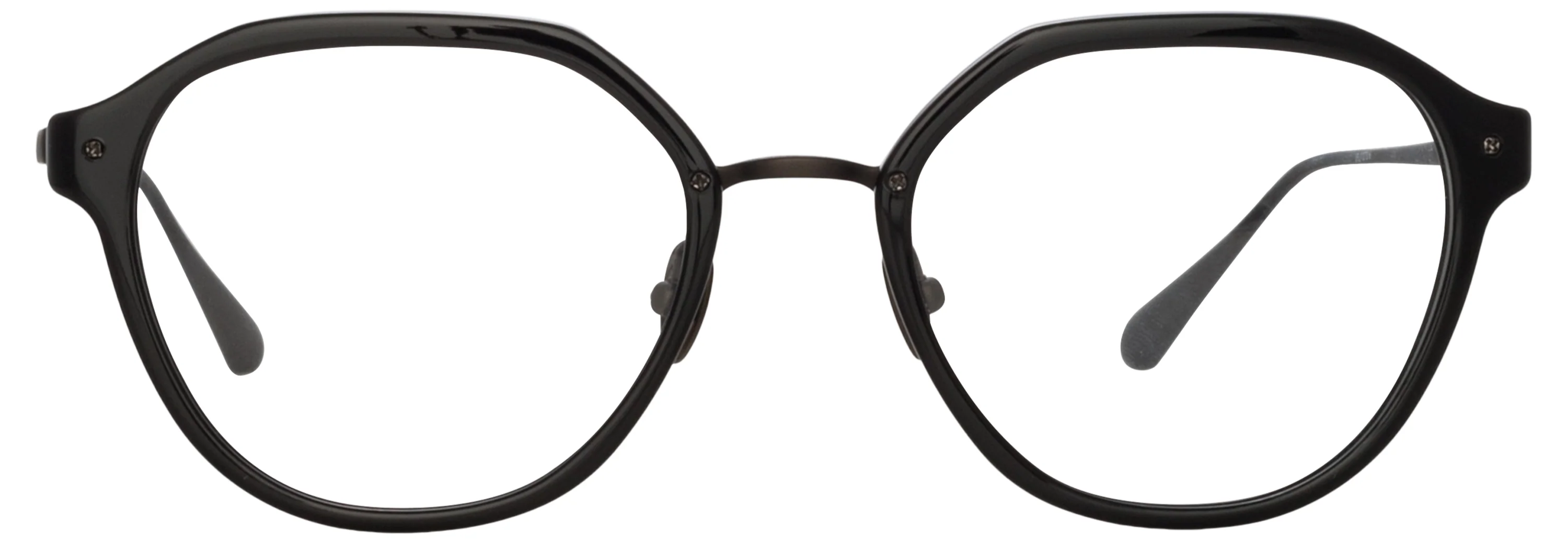 Color_LFL1273C6OPT - Cacao Angular Sunglasses in Black Matte Nickel