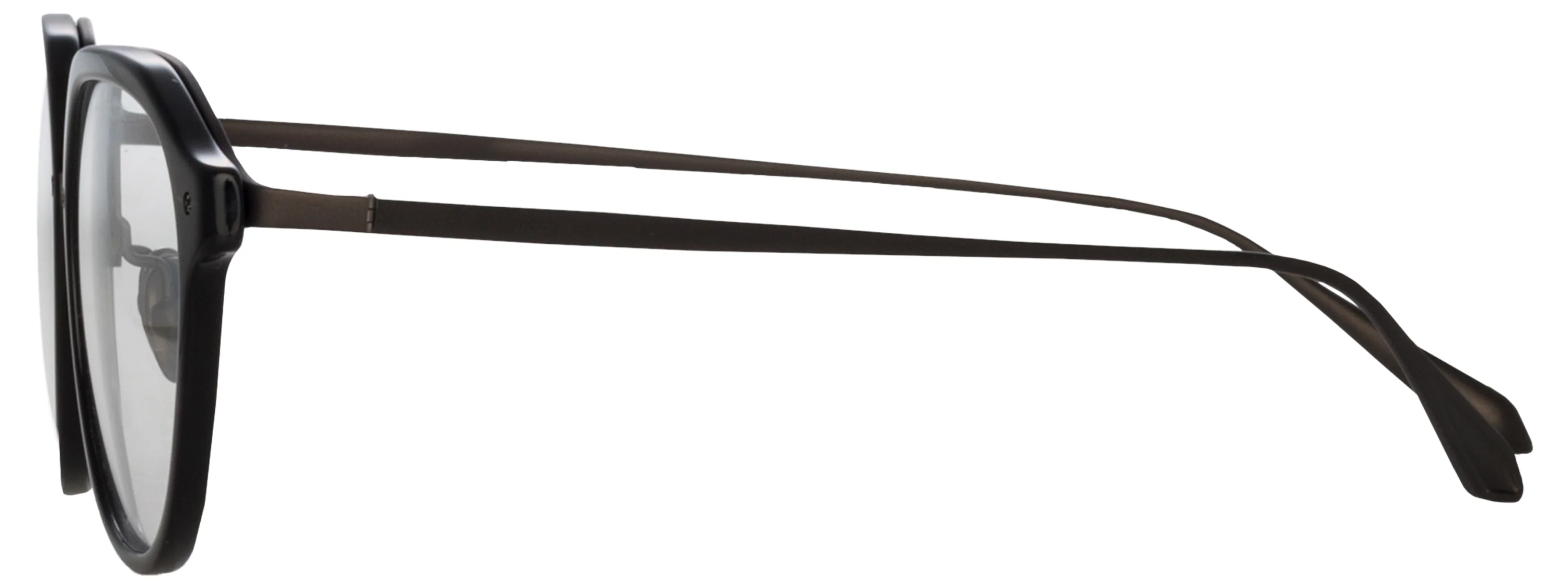 Color_LFL1273C6OPT - Cacao Angular Sunglasses in Black Matte Nickel