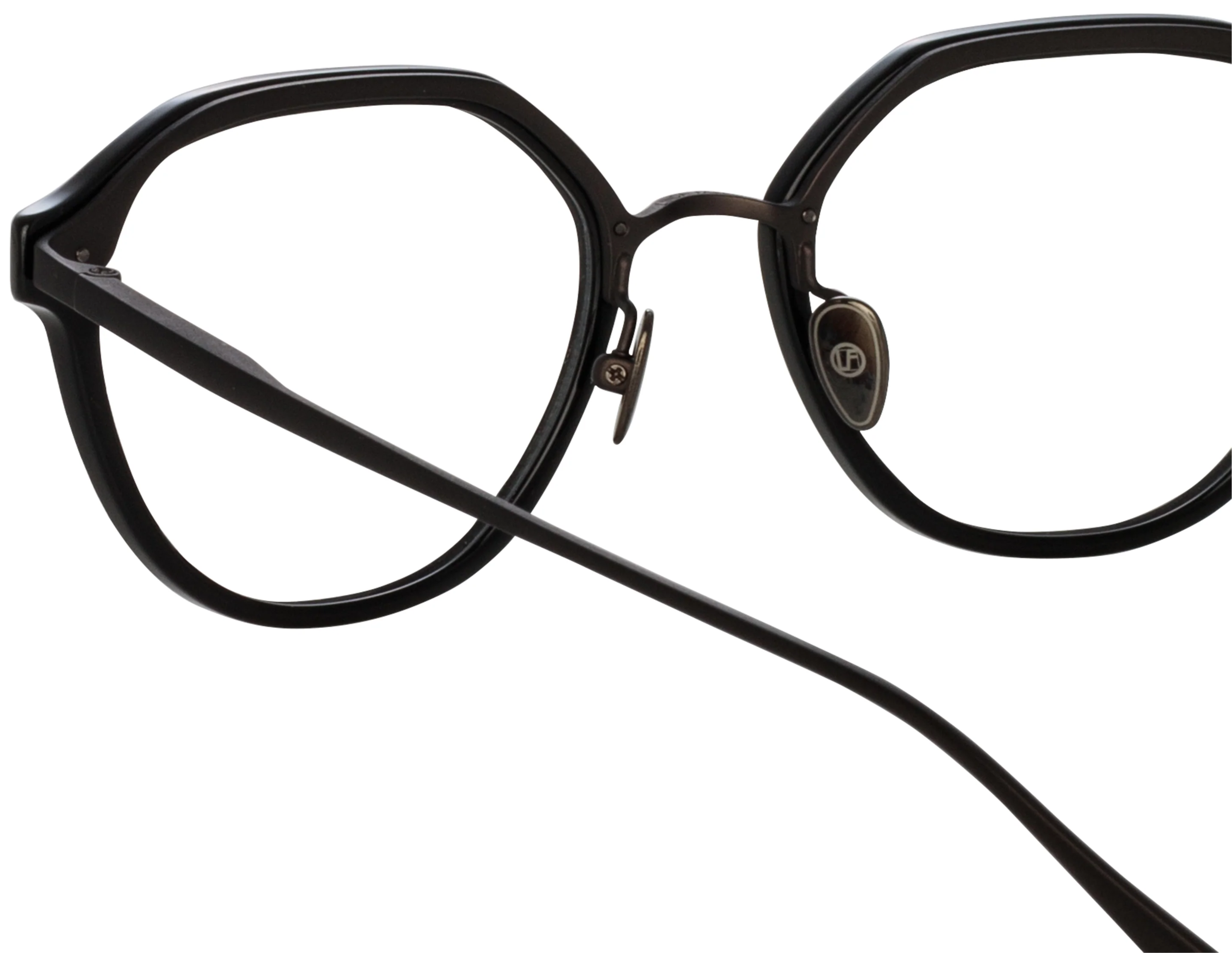 Color_LFL1273C6OPT - Cacao Angular Sunglasses in Black Matte Nickel