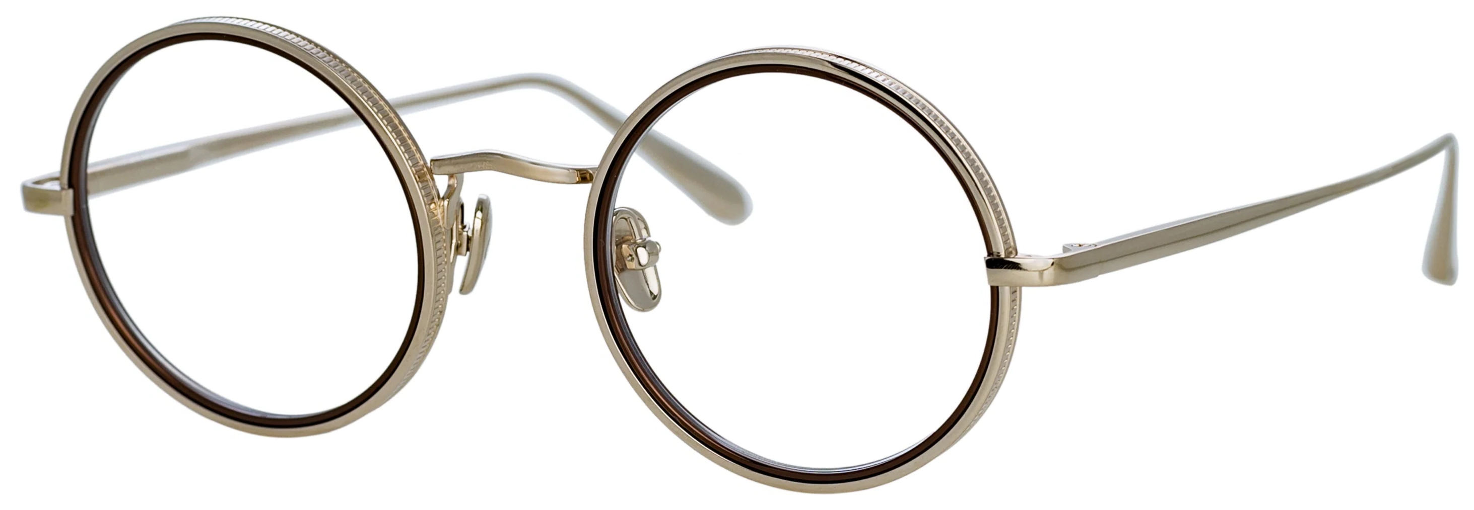 Color_LFL1388C2OPT - Cortina Oval Optical Frame in Light Gold