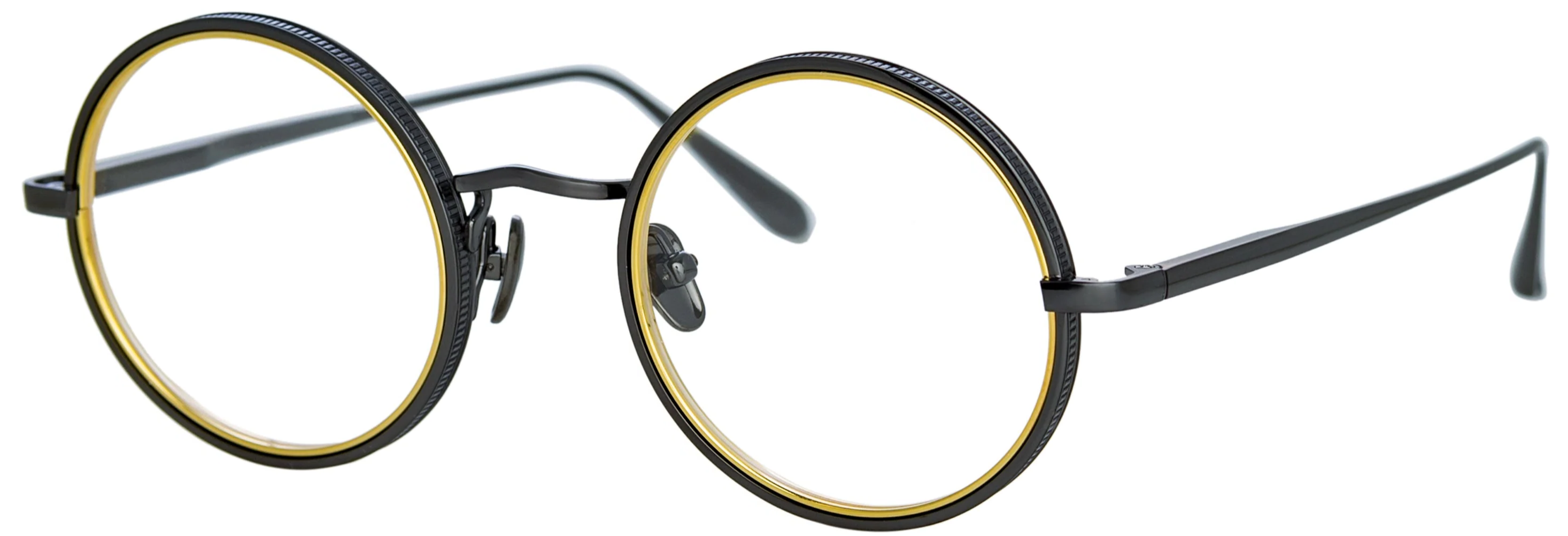 Color_LFL1388C4OPT - Cortina Oval Optical Frame in Nickel and Yellow Gold