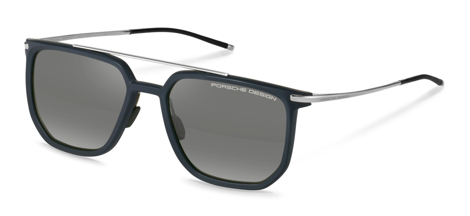 Color_B175 - Titanium Dark Blue - Silver  / Smoke Gradient