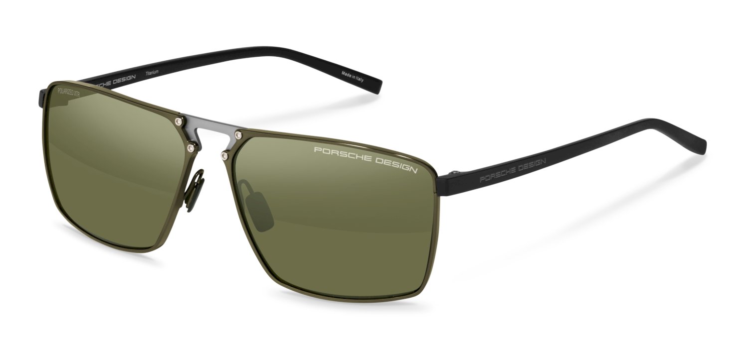 Color_B427 - Titanium Olive - Grey / Green Deg. Mirror Silver (Polarized)