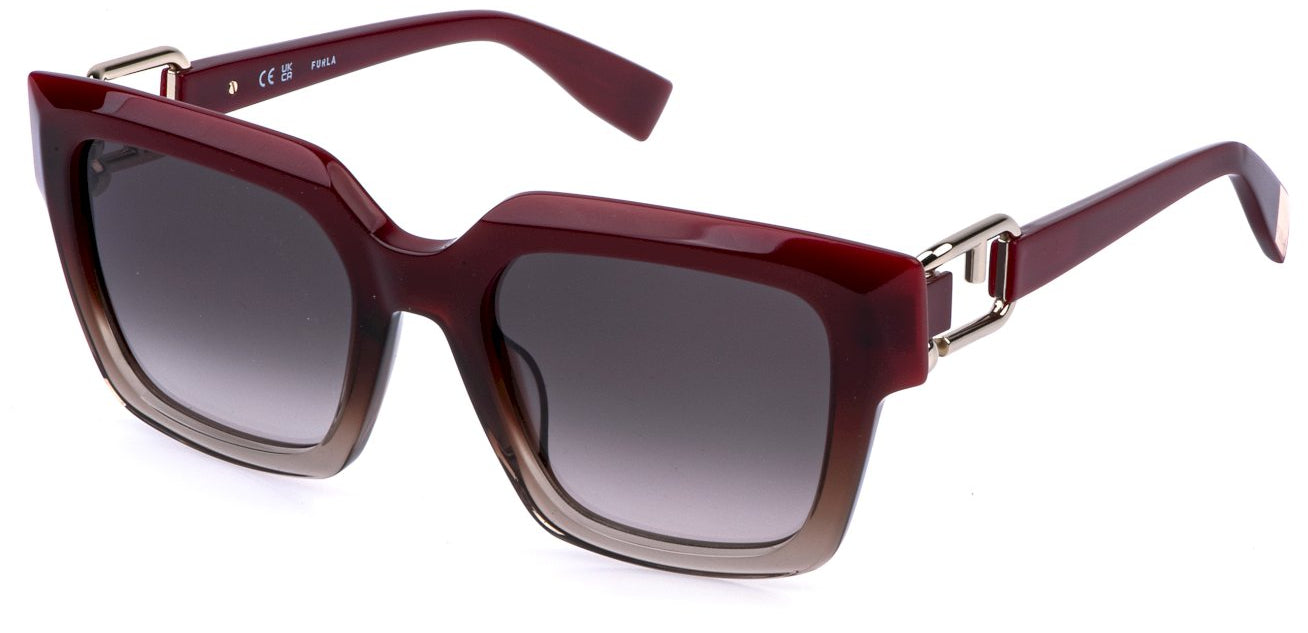 Color_0AH7 - Shiny Bordeaux Grad. Brown / Brown Gradient Pink
