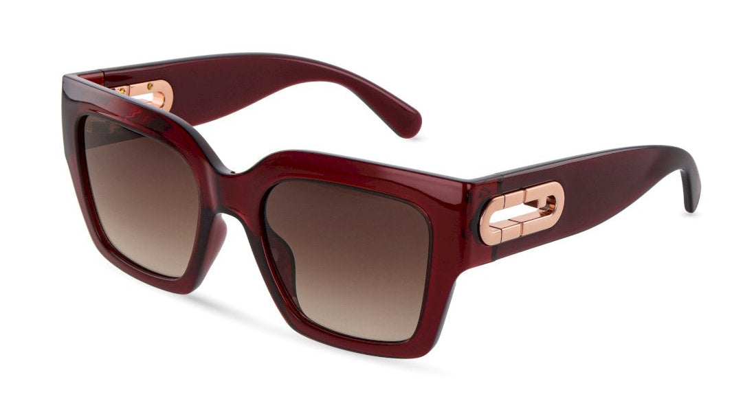 Color_01ED - Shiny Transparent Bordeux / Brown Gradient