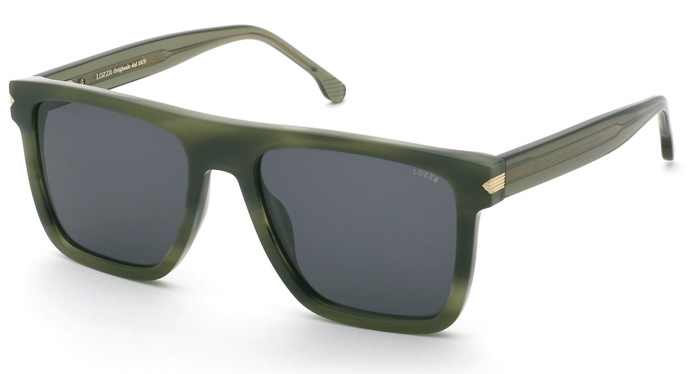 Color_06YY - Stripped Green / Smoke