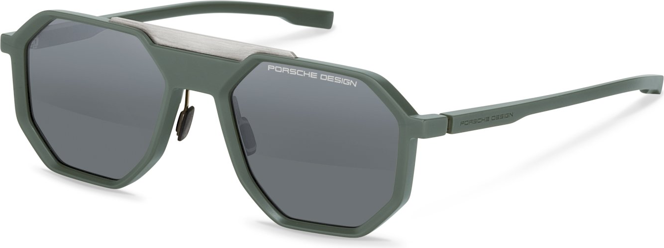 Color_B267 - Grey - Green / Blue Mirror Silver