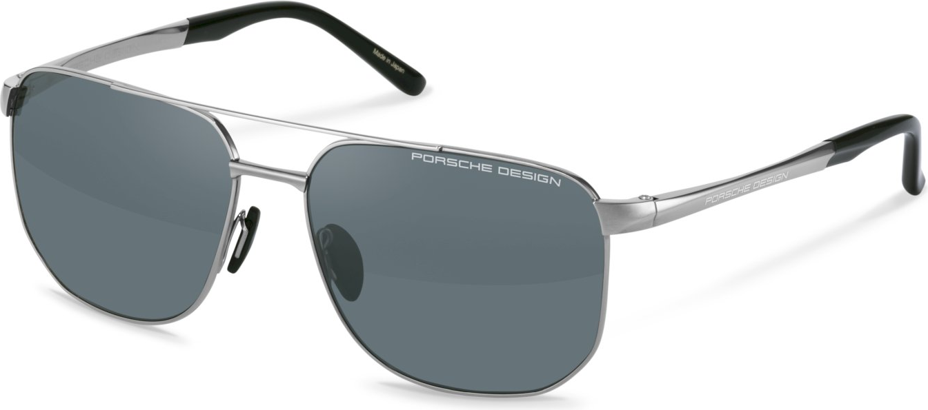 Color_B388 - Titanium Grey - Black / Blue Mirror Silver