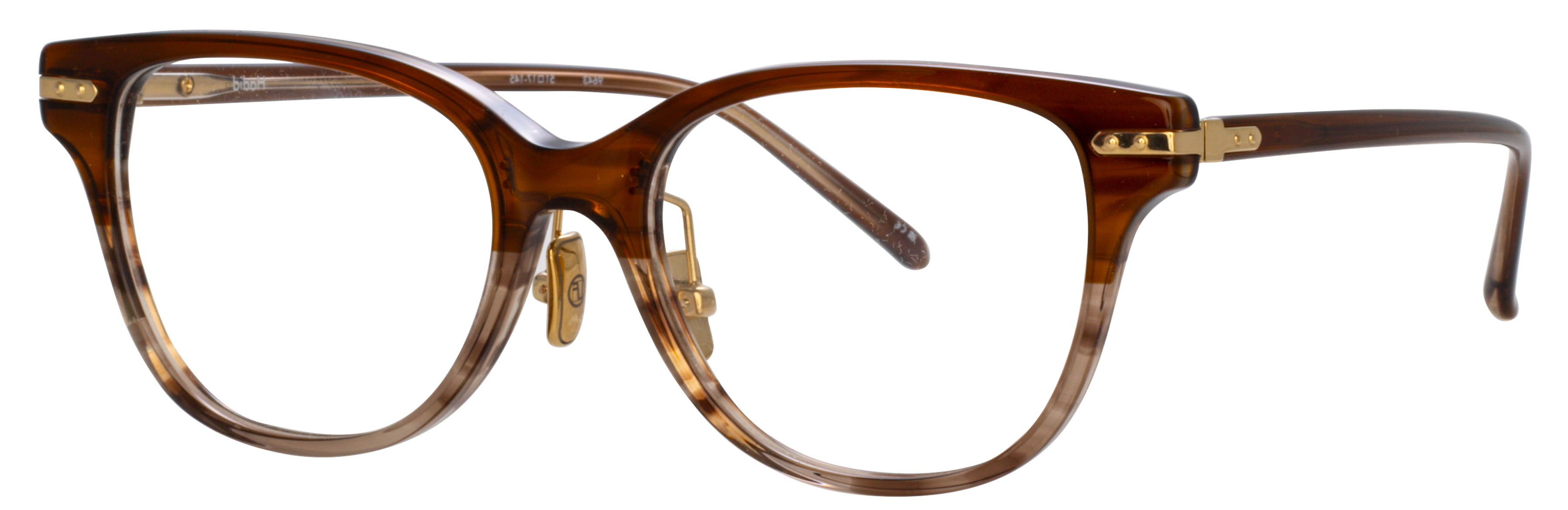 Color_LF86AC3OPT - Hadid Cat-Eye Optical Frame in Caramel Horn