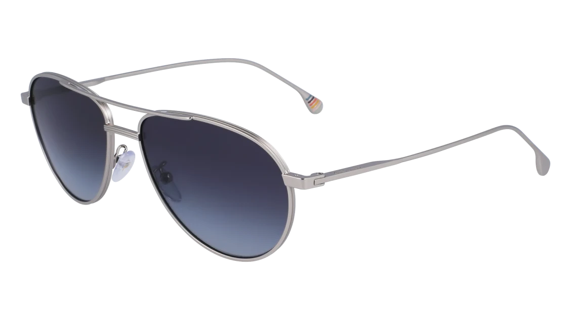 Color_001 - Matte Silver / Blue Gradient