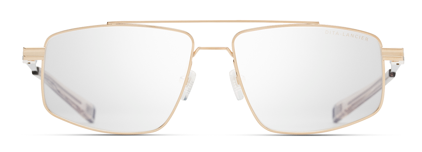 Color_DLX144-A-01 - White Gold - Shiny Silver - Khaki Crystal - Clear Blue Light Filter - Clear