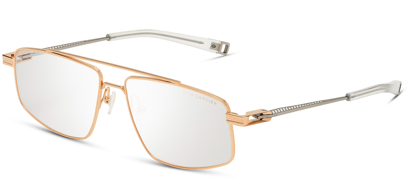 Color_DLX144-A-04 - Rose Gold - Shiny Silver - Crystal Clear - Clear Blue Light Filter - Clear