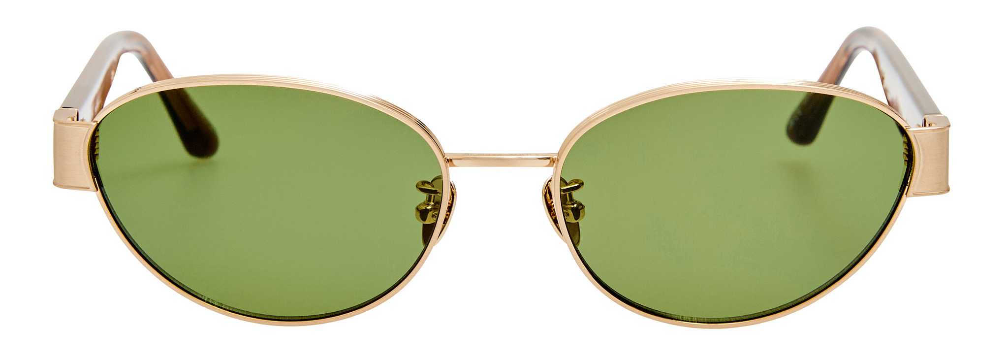 Color_LFL1656C4SUN - Sheri Cat-Eye Sunglasses in Yellow Gold and Green