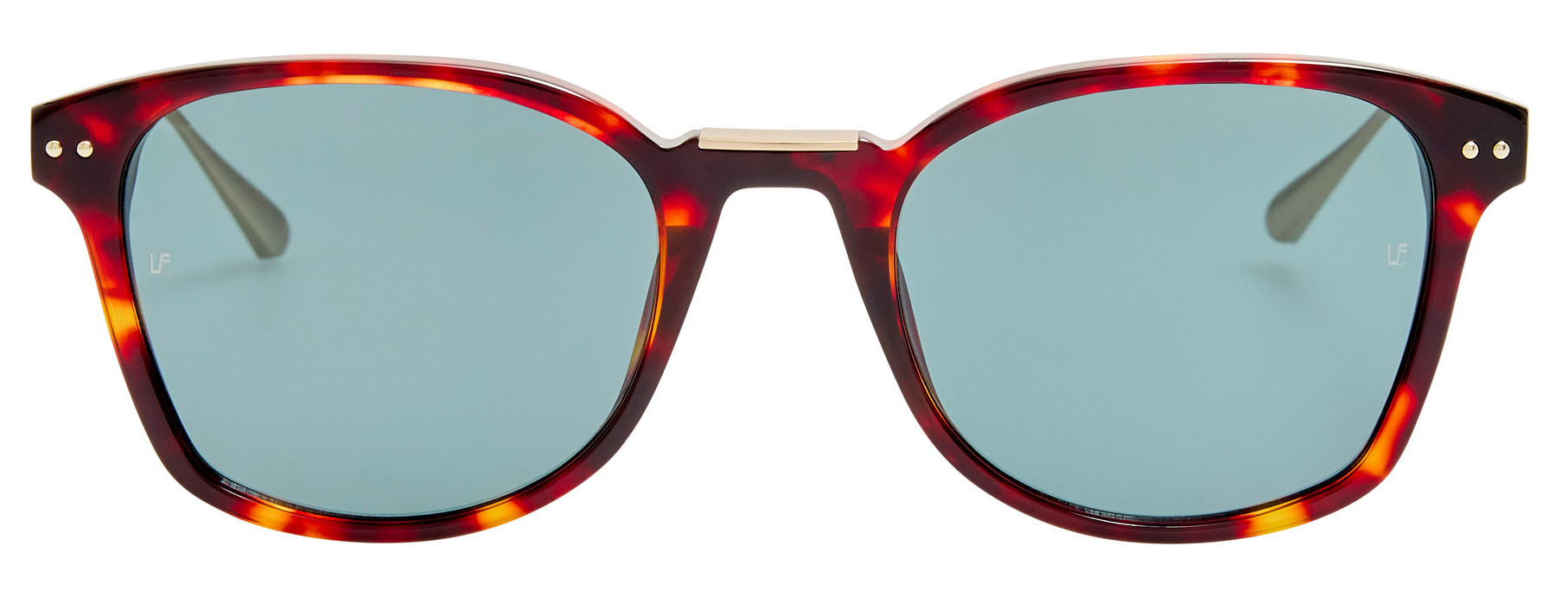 Color_LFL1585C2SUN - Paulson D-Frame Sunglasses in Dark T-Shell and Deep Green