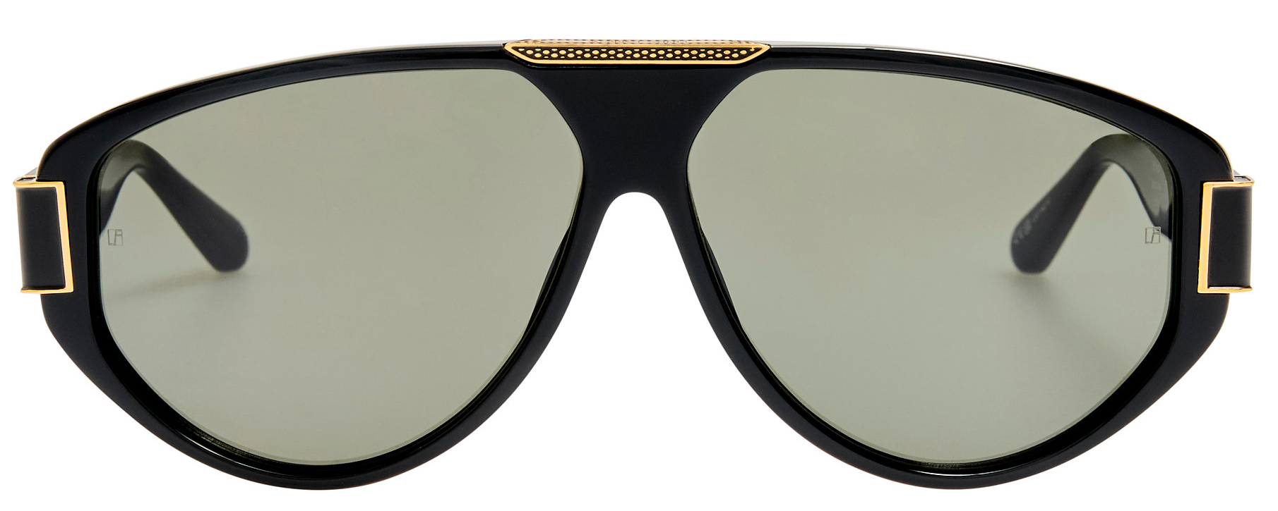 Color_LFL1653C1SUN - Rowan Aviator Sunglasses in Black and Grey 