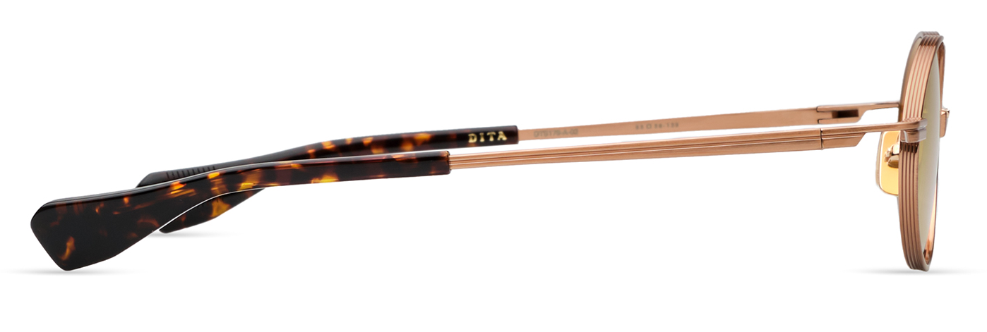 Color_DTS178-A-02 - Brushed Rose Gold - Withe Gold / Light Amber