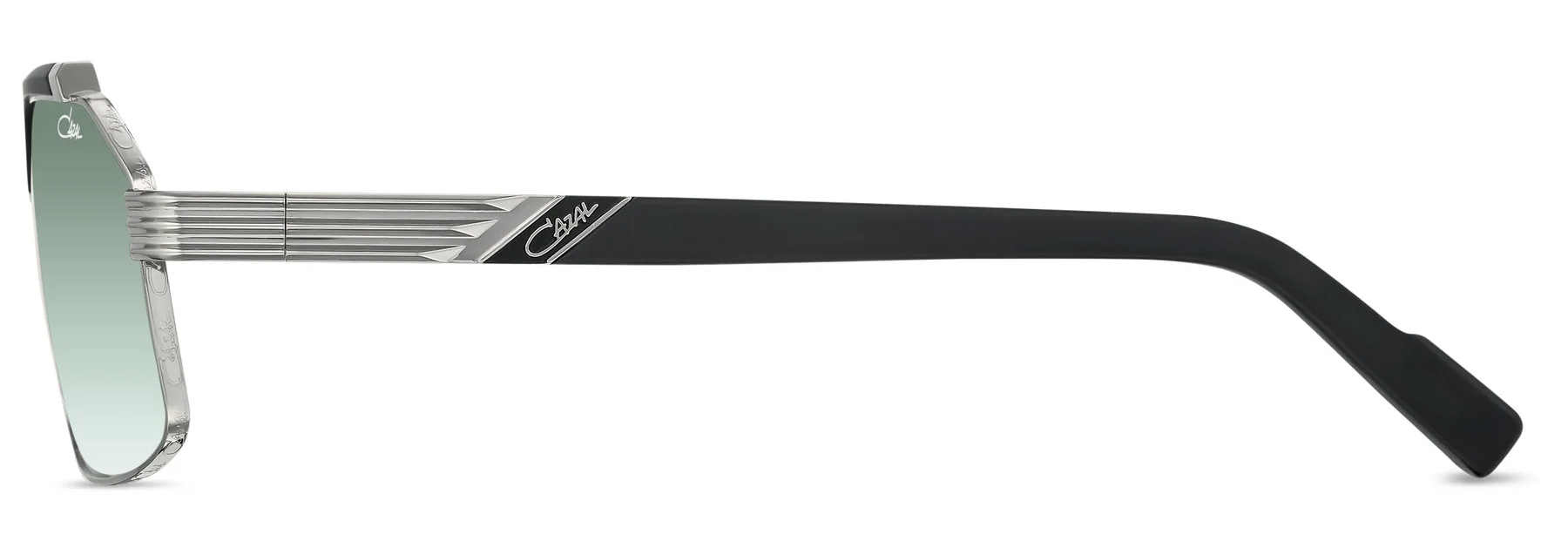 Color_002 - Black - Silver Mat / Green Gradient AR coated