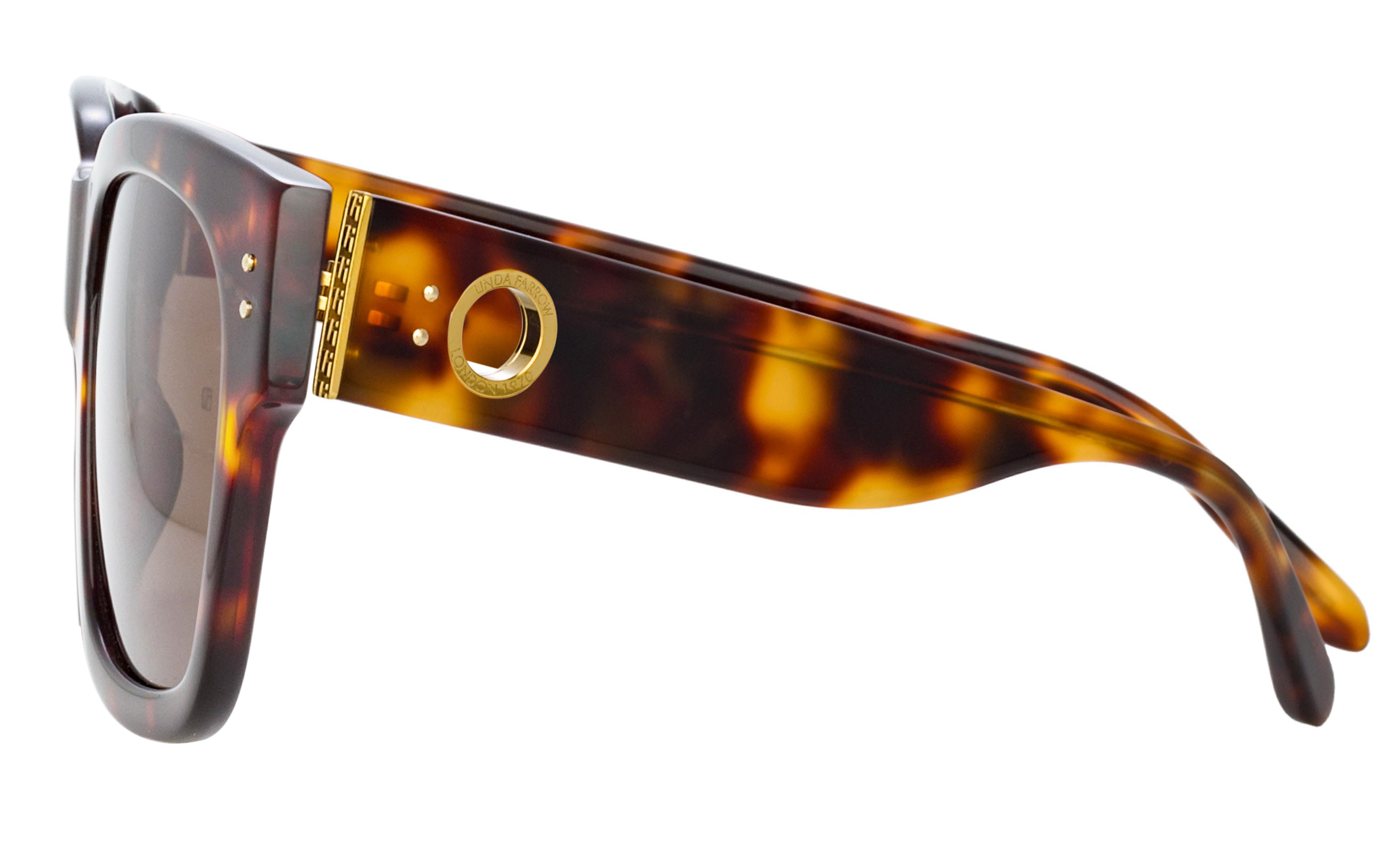 Color_LFLC1001C2SUN - Amber D-Frame Sunglasses in Tortoiseshell