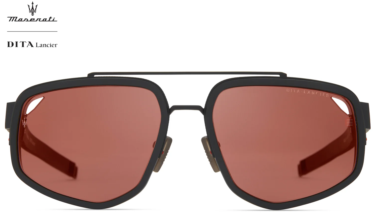 Color_DLS333-A-02 - Matte Black / Land Lens - Copper Flash Polarized