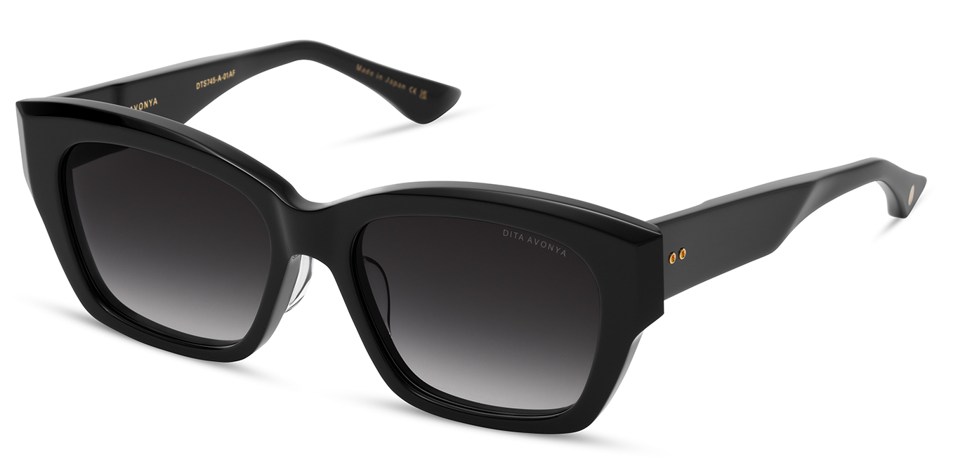 Color_DTS745-A-01 - Black - Yellow Gold / Grey To Clear Gradient 