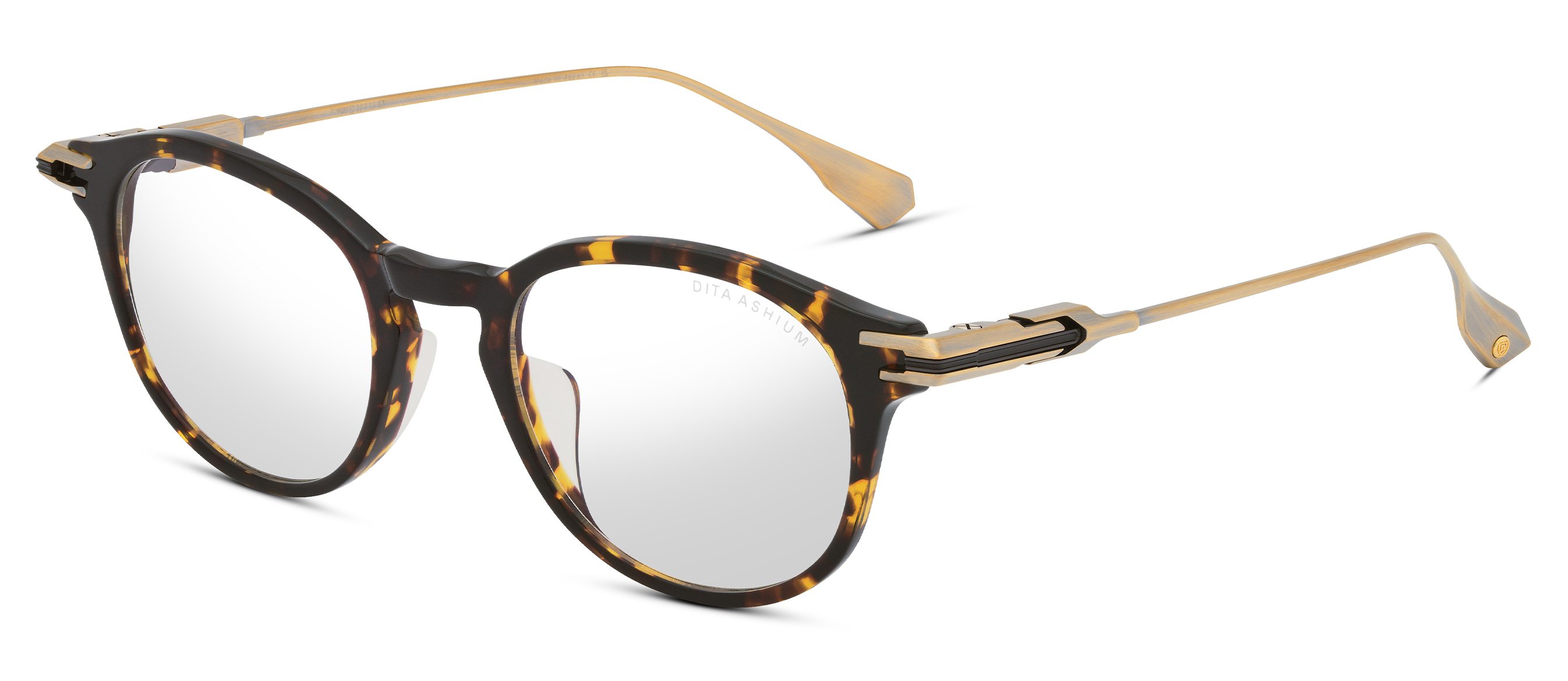 Color_DTX485-A-02 - Tortoise - Antique White Gold - Black Iron / Clear