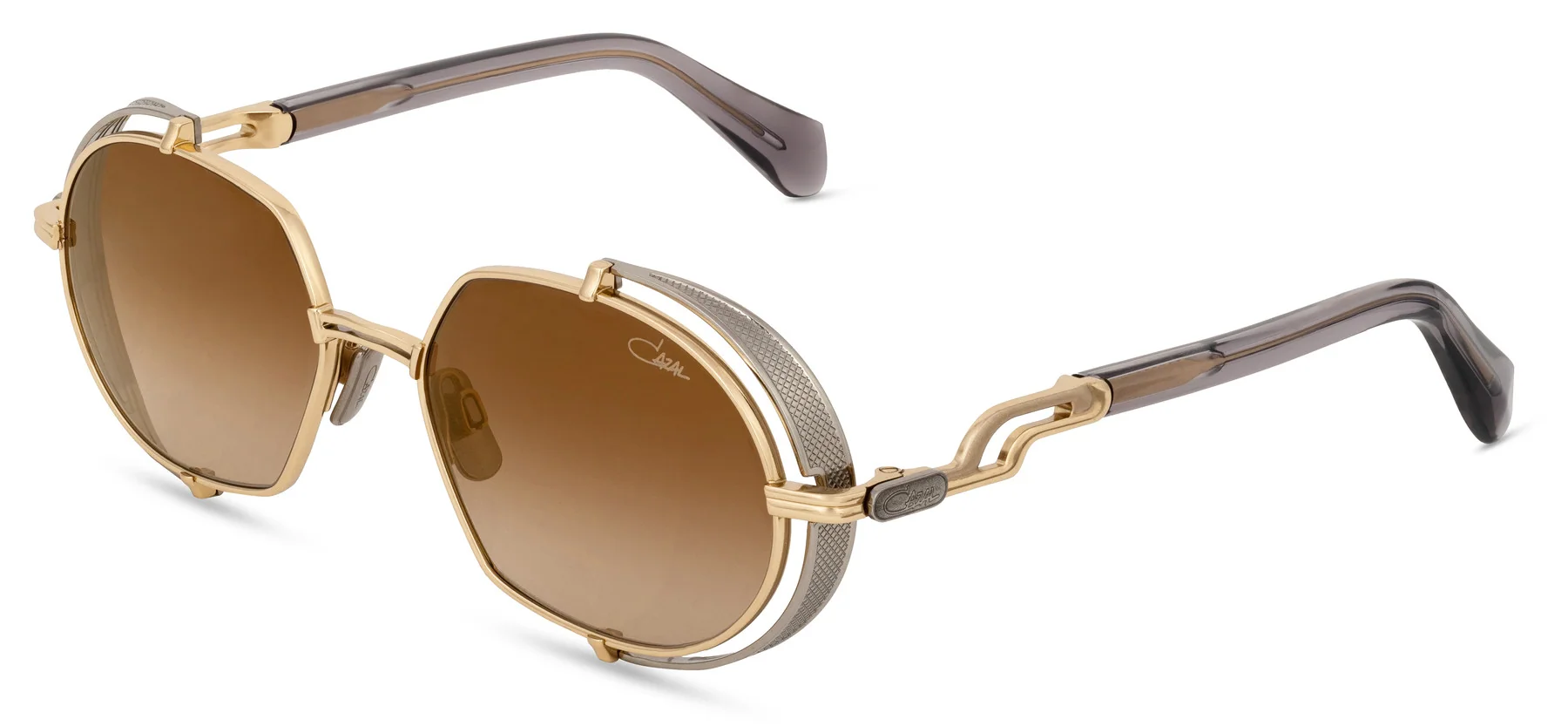 Color_002 - Gold - Silver Titanium / Brown Gradient AR coated