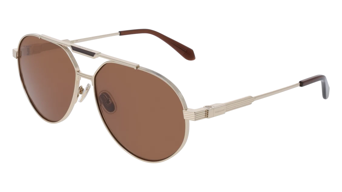 Color_(710) Shiny Gold Titanium / Brown