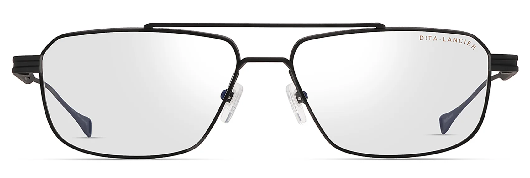 Color_DLX135-A-03 - Matte Black - Clear Blue Light Filter - Clear