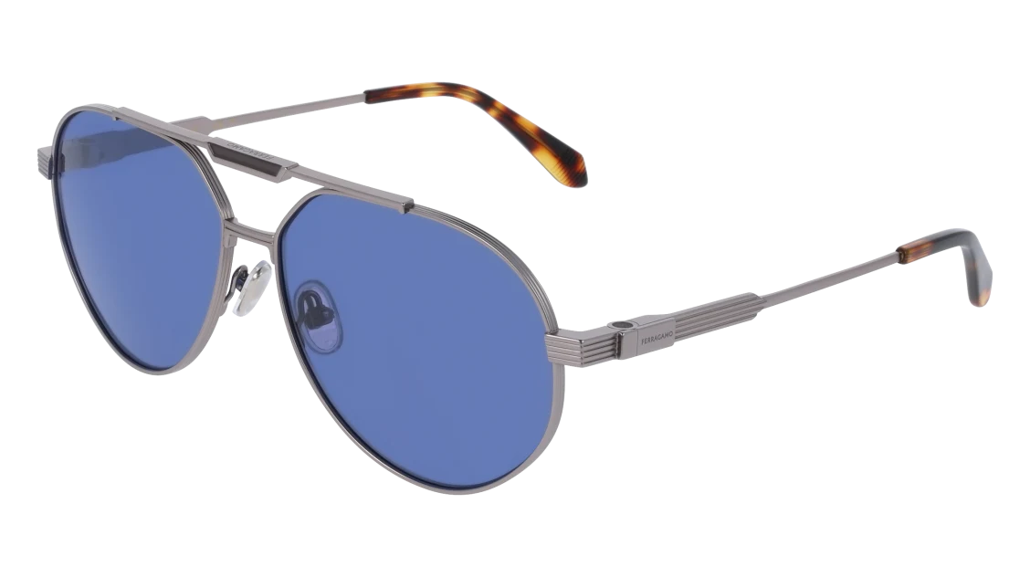 Color_(021) Matte Light Ruthenium Titanium/ Blue