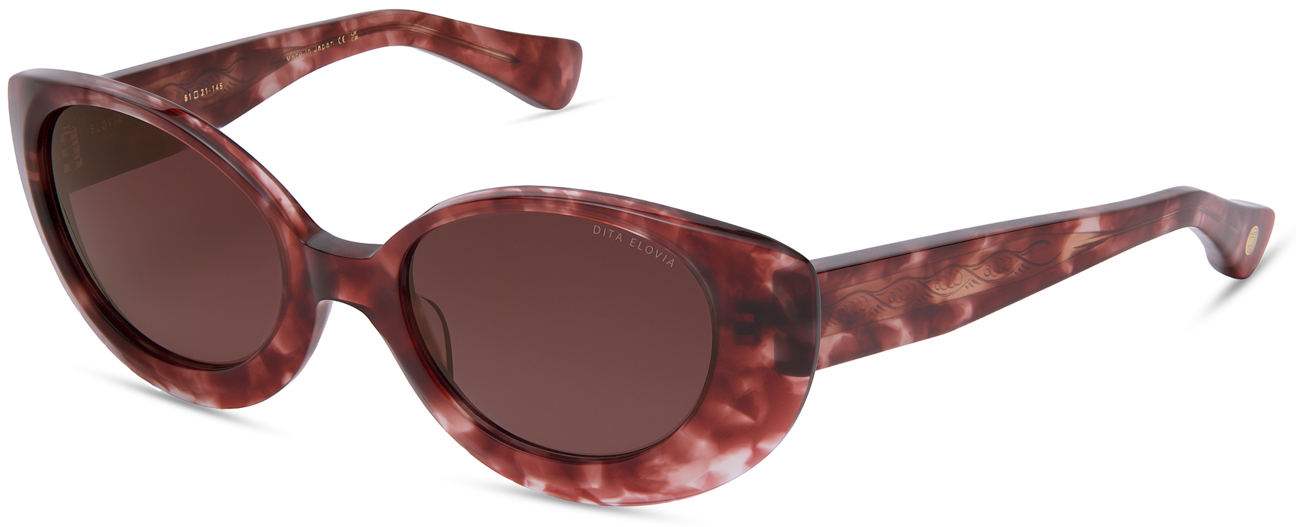 Color_DTS756-A-02 ROSE TORTOISE / DARK CHERRY GRADIENT