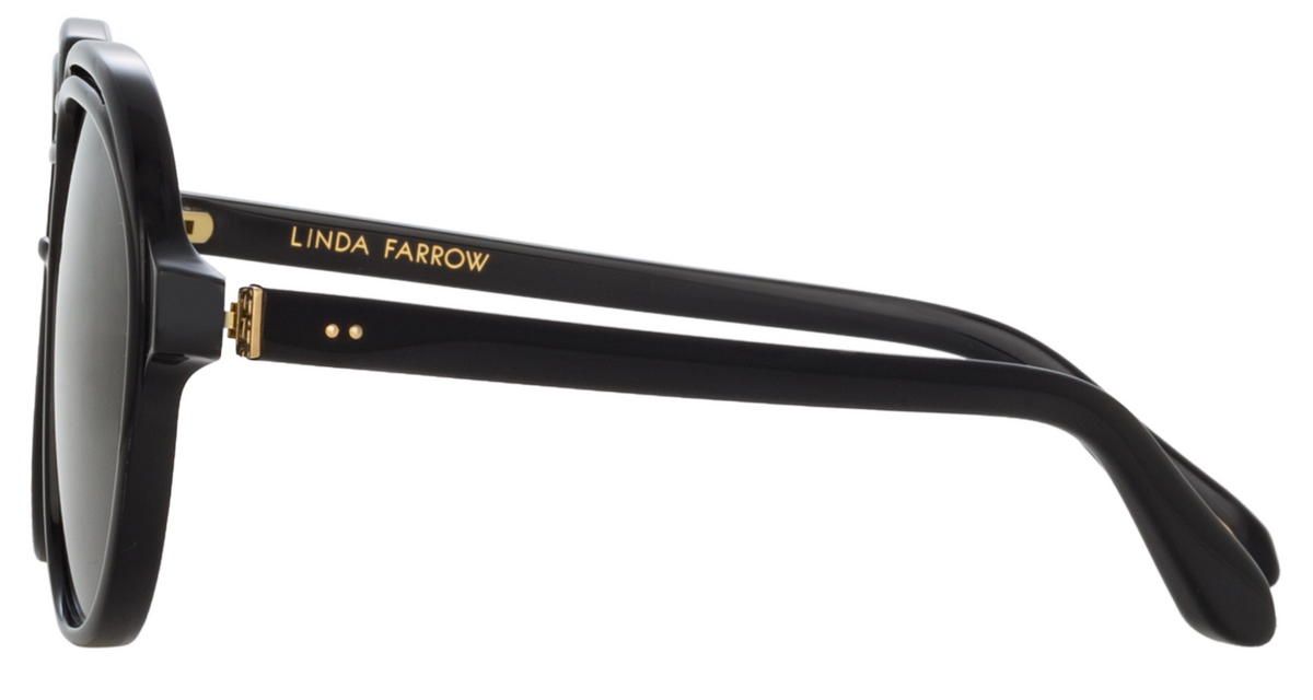 Color_LFL1294C1SUN - Raphael Aviator Sunglasses in Black and Grey