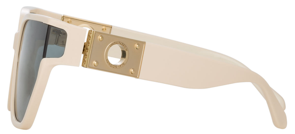 Color_LFL1298C3SUN - Sabine Oversized Sunglasses in Cream and Grey