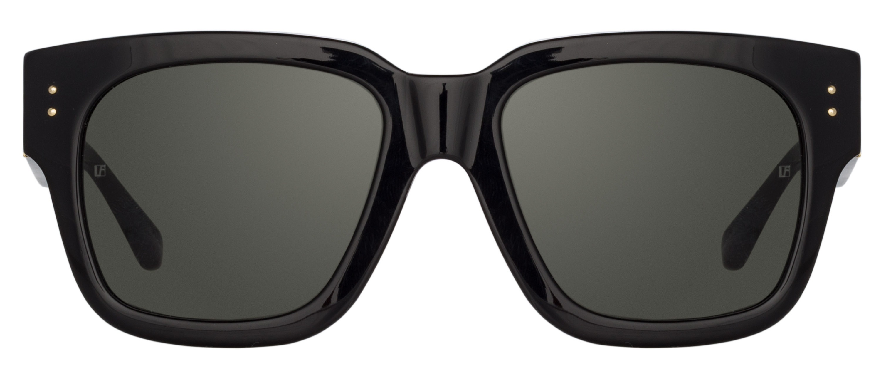  Color_LFLC1001C1SUN - Amber D-Frame Sunglasses in Black