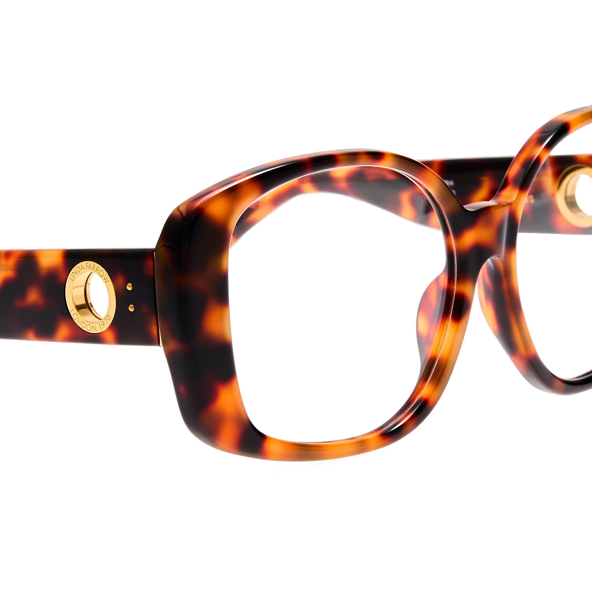 Color_LFL1478C6OPT - Venus Oversized Optical Frame in Dark T-Shel Yellow Gold