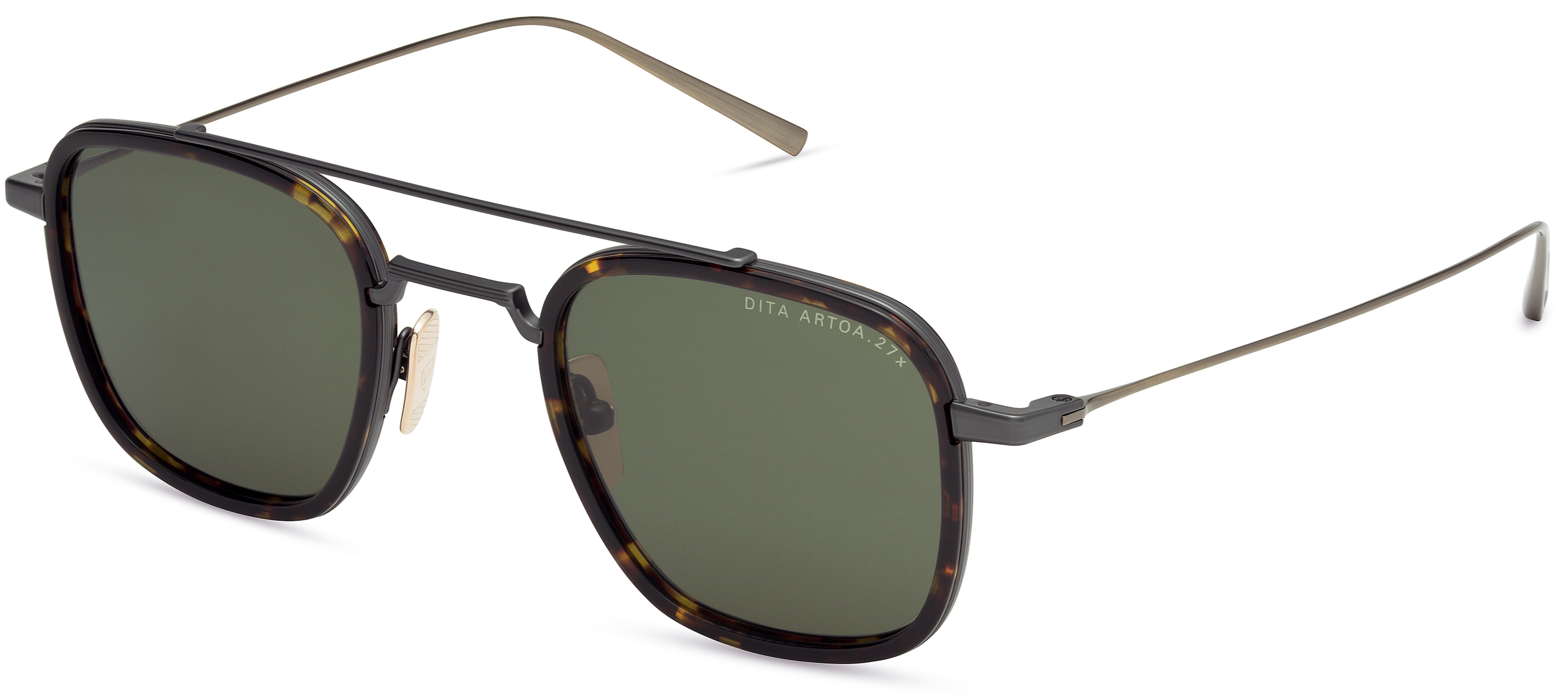 Color_DTS474-A-02 BLACK IRON-DARK TORTOISE / GREEN